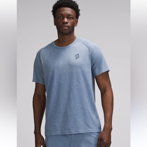 Lululemon x Peloton Blue grey Men's Shirt - Picture 1 of 11